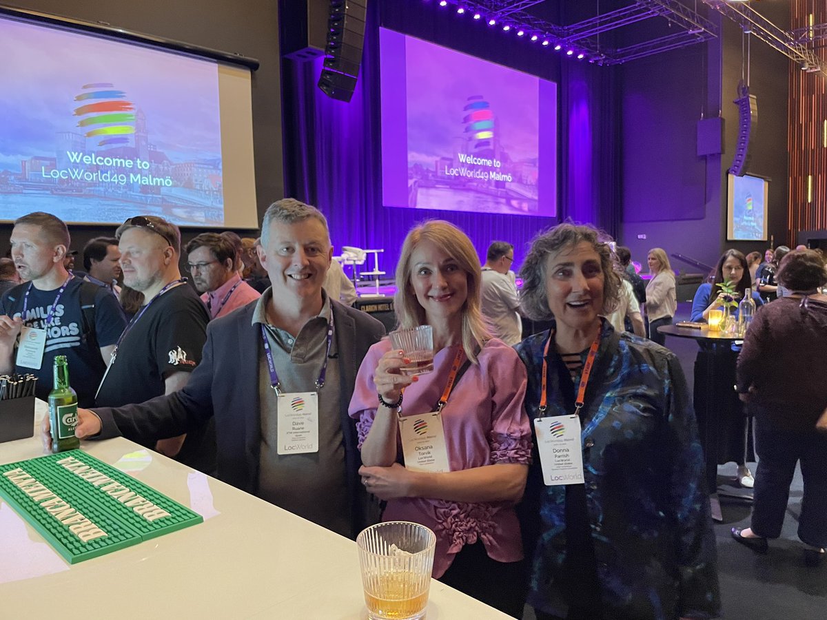 Thank you #BureauWorks and Gabriel Fairman for an amazing Welcome Reception! #LocWorld49