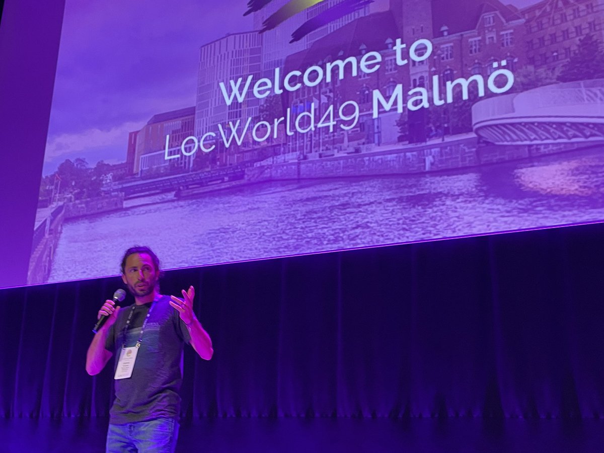 Localization World tweet media