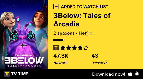 jmvb81's tweet photo. I've just started following 3Below: Tales of Arcadia https://t.co/3ekNzo8pQk #tvtime https://t.co/Cwk2ZbykXJ