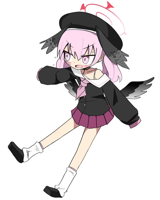 ブルアカ描いた