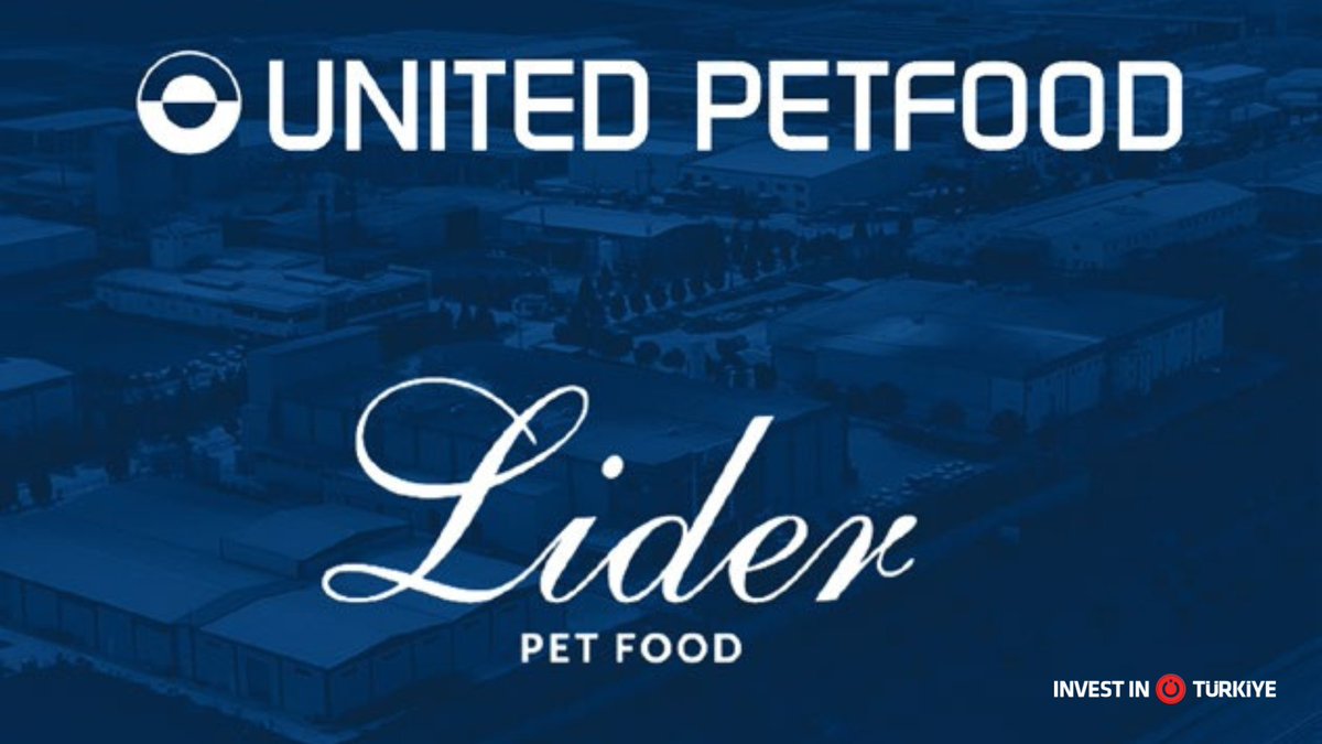 InvestTR_DACH's tweet photo. Belgischer Tierfutter-Hersteller United Petfood plant Übernahme von Lider Pet Food aus Izmir.
@liderpetfood exportiert in mehr als 65 Länder & hat eine jährliche Produktionskapazität von 220.000 Tonnen.
👉 https://t.co/qsWnHdTcvC
#Export #Tierfutter #Investment https://t.co/gTI9tRfqks