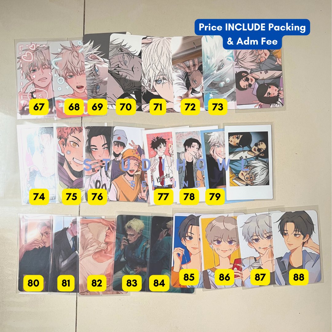 askstudihowl's tweet photo. WTS / WANT TO SELL

Photocard, Polaroid, Postcard

💸 Detail harga No. 1-35 :
https://t.co/OBk9es7XPP

❗️(*) = Paired
📍 Jakarta

tags jjk genshin tokrev 6baji popi25900 sae oishiiart diseries #warunganime #warungjjk #warungaot #warunghq #warungcsm https://t.co/hlHL2hEXE8