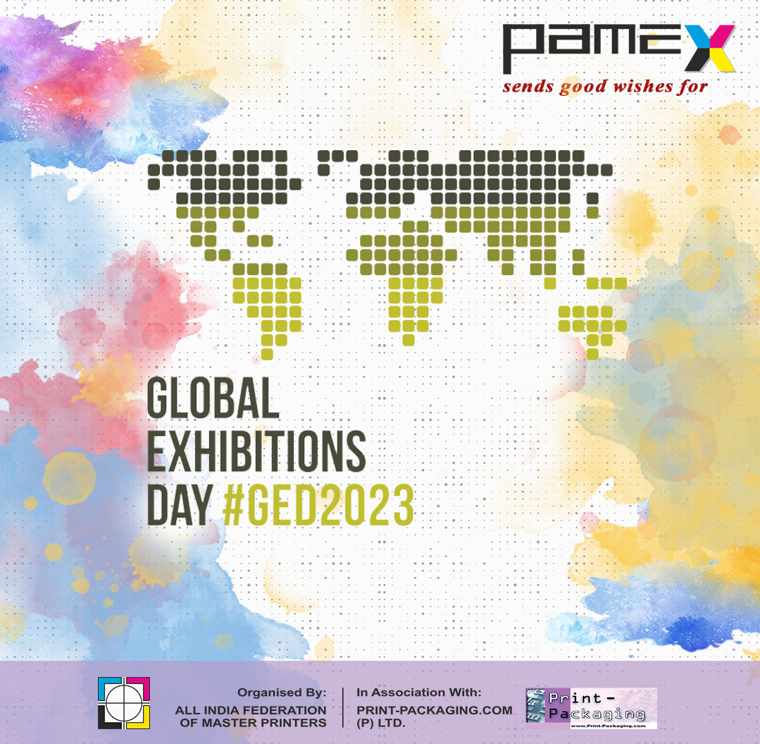 Pamex2026's tweet image. Pamex sends good wishes for Global Exhibitions Day2023.
.
#pamex #GED2023 #globalexhibitionsday2023 #globalexhibitionsday #exhibition #convergenceinprint #printingmachine #corrugating #converting #packaging #labels #flexiblepackaging  #textileprinting #aifmp #printpackaging