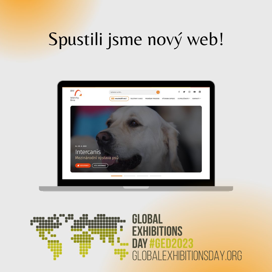 U příležitosti Světového dne veletržnictví jsme si nadělili novou webou stránku. Věříme, že informace nyní najdete snadněji a potěší vás i zobrazení na mobilu.

Co se nezměnilo, je adresa, takže stránky najdete na bvv.cz.

#bvv #brno #GED2023