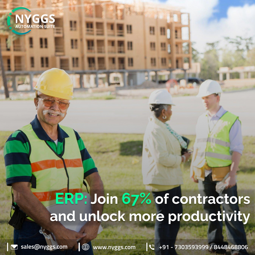 Did you know 67% of the construction industry has improved their work efficiency using ERP?
Wondering how to take your construction industry efficiency to the next level?

.
.
.
#erp #resource #contractors #explore #industry #construction