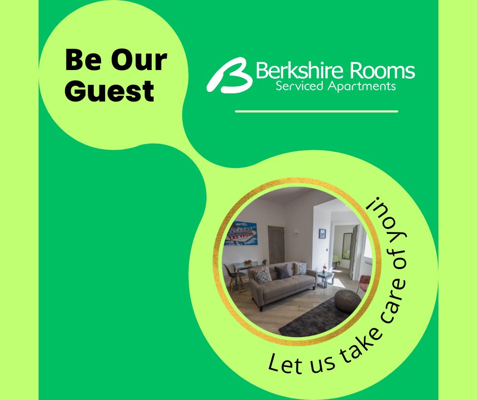 Be Our Guest 
and 
Let us take care of you! 
Call us : 01344 360 077 
or 
Email us : info@berkshirerooms.co.uk 
Visit: berkshirerooms.co.uk #servicedapartments #servicedapartment #servicedaccomidation #Berkshire #Berks  #LetsTakeCareOfYou #Berkshirerooms