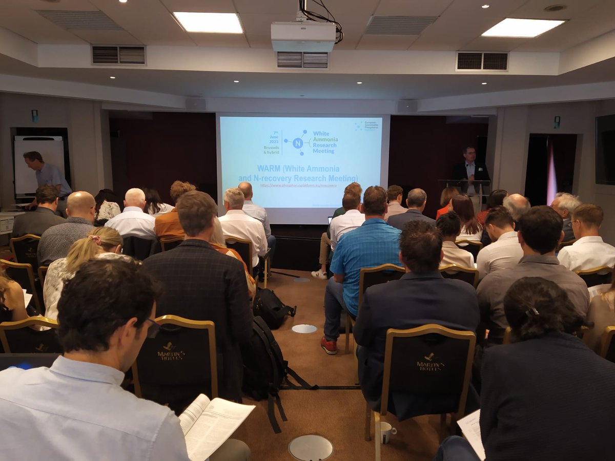 PhosphorusESPP's tweet photo. We are warming up for the #WARM meeting!
Will you join us in Brussels or online?
In both cases, don't forget to use our networking app #Swapcard to follow the streaming and connect with other participants!
#WARM #Nitrogen #Ammonia #recovery #recycling https://t.co/CMkl2KOTUO
