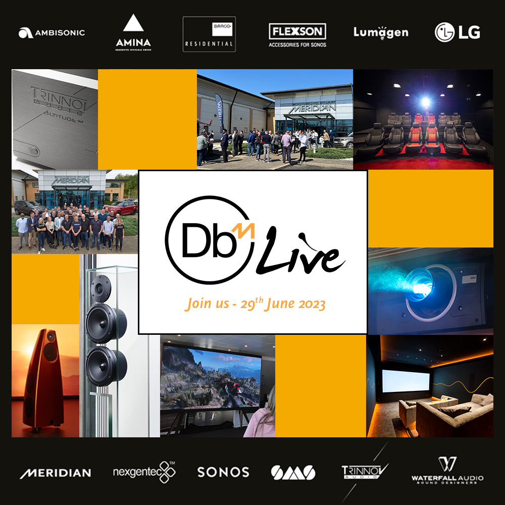 Immerse yourself in Audio Visual Excellence at DbM Live! Join us to experience the latest technology from our partnered brands on the 29th June for our annual DbM Live Event! Register Your Attendance Here - buff.ly/3NpJ6tP #DbMLive #ukdisitribution #HiResAudio