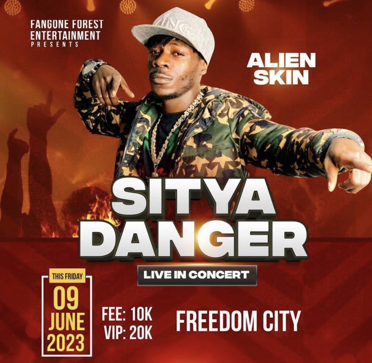 AlfredLuwangula's tweet photo. Yesterday I tweeted that those interested in winning free tickets to @AlienSkinUg 's Concert should retweet my tweet with hashtag - #SityaDangerConcert 

Only 5 people &amp; rest retweeted without the hashtag &amp; others DM for the tickets🥺!

If interested, Rt will giveout at 6pm today https://t.co/1YXSKa66Sh