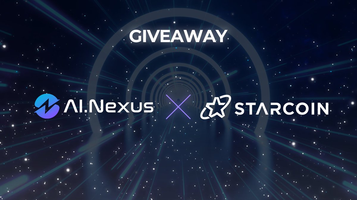 🚨NFT GIVEAWAY ALERT🚨

🎊To celebrate our parntership with @StarcoinSTC

🎁We have prepared the NFT giveaway draw with 10 winners.

To enter:
1  Follow @AINexusOfficial & @StarcoinSTC & @StarcoinZH
2  RT & tag 3 frens

⏰ Time: June 7th - June 12th