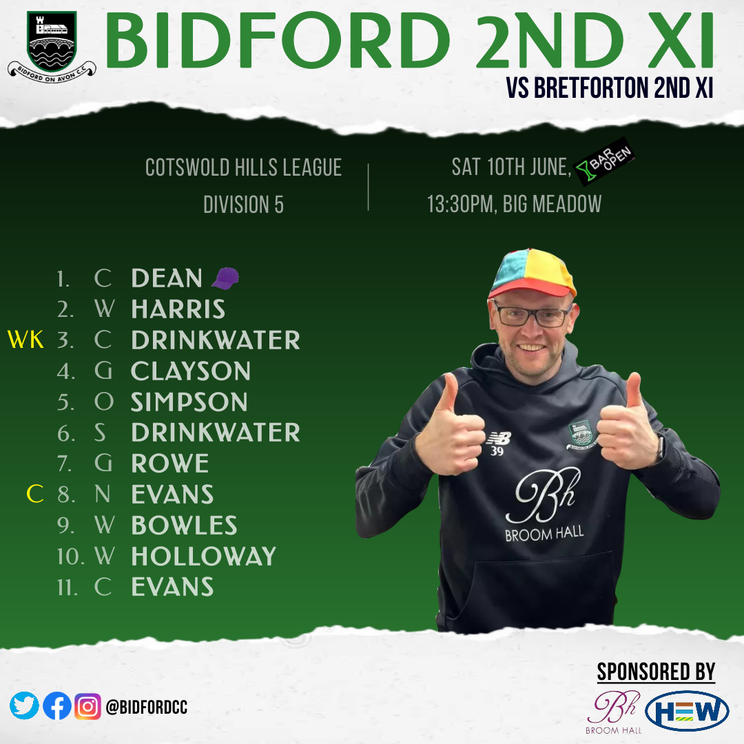 After last weeks first win of the season

Our 2s host <a href="/BretfortonCc/">Bretforton cc</a> 2s at at the den!

Sun shining – Bar open

Local (ish) derby what more could you want

#TheDEN