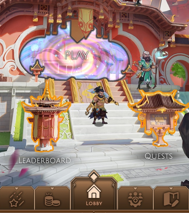 IconsOfTheia's tweet image. We've been a bit quiet regarding new features for Icons of Theia - well, that is about to change! 

Here is one of the first new features coming soon in the next Closed Beta build: a brand new lobby, including a much more highlighted PLAY option and separate options for the…