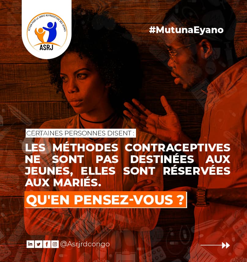 YvesMakelele's tweet photo. #MutunaEyano
Certains estiment que les méthodes contraceptives ne sont pas destinées aux jeunes, elles sont réservées mariés .

Qu'en pensez-vous ? Dites-le nous en commentaire.
@dkt_rd @Asrjrdcongo @SwedeninDRCongo @MarieStopesRDC @MakokiYaMwasi @DevCanada
@MondeRdc @afiamama https://t.co/pnLvriWlYZ