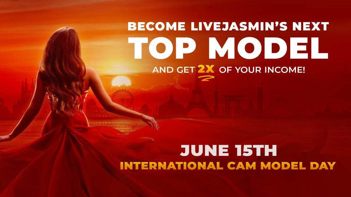 LiveJasmin's tweet photo. Hi lovelies!
Become our next top model, and get 2X of your income!
Only on 15th June - International cam model day (save the date)
Head over to https://t.co/74cSKtDzkf and make that $$$ ๐
.
.
.
#LiveJasmin #hottie #derriere #sexy #sexywoman #InternationalCamModelDay #ICMD https://t.co/gW5SZfyd9c