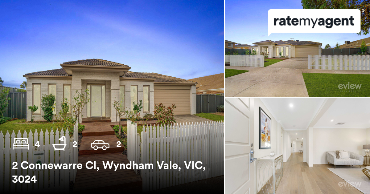 eviewgroup's tweet image. 🛌 4 🛀 2 🚘 2
📍 2 Connewarre Cl, Wyndham Vale, VIC, 3024

Our agent’s latest sale on #RateMyAgent

rma.reviews/KSqVlcdja3M2

...
#ratemyagent #realestate #Eview_Group__Australia