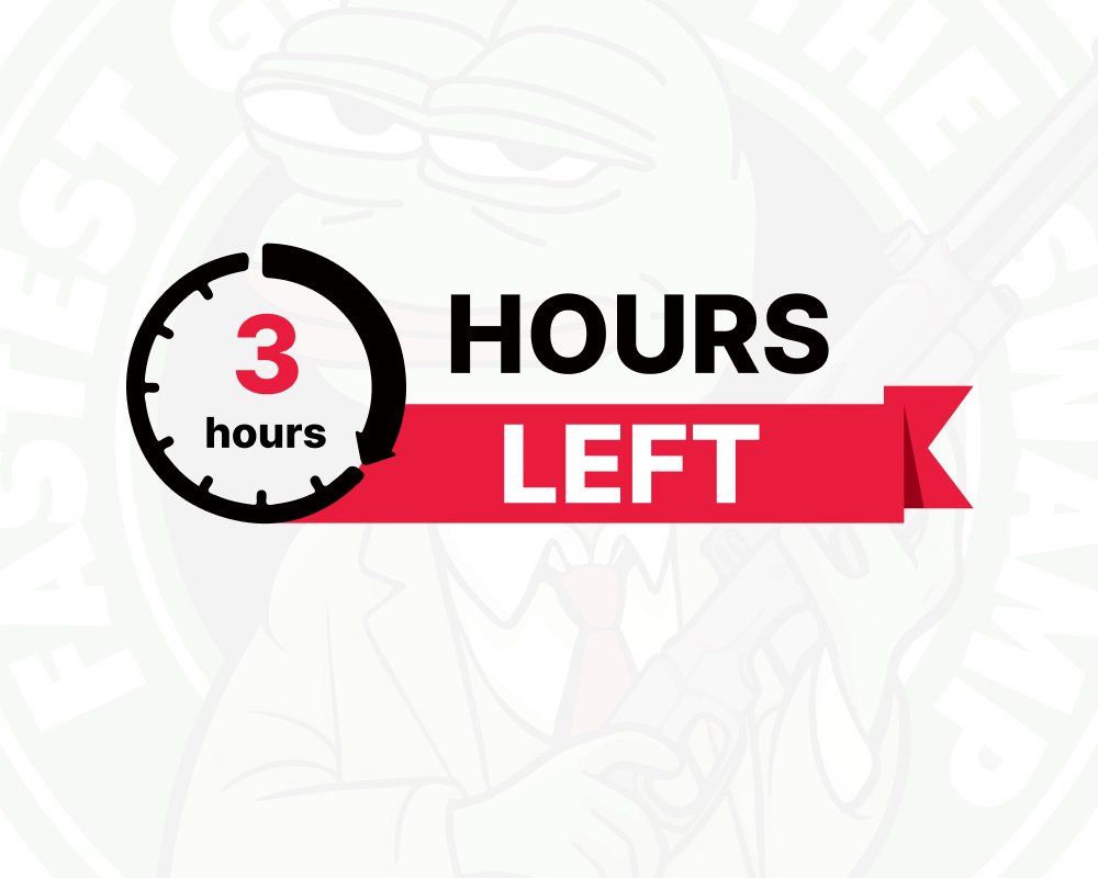 Are you ready to take off?😆
$PEEW presale only 3 hours left!

LFG: peew.vip/presale

#presale #memecoin #PEPEARMY #Arbitrum #Cryptocurrency #PEEW