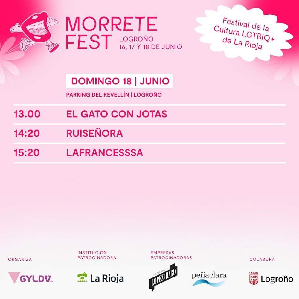 Morrete_Fest's tweet photo. ¡¡Ya no queda nada, morretes!!
#reservaparavolver
#esoquesienteseslarioja
#esoquesientesesmorretefest https://t.co/Glb3ZTirTb