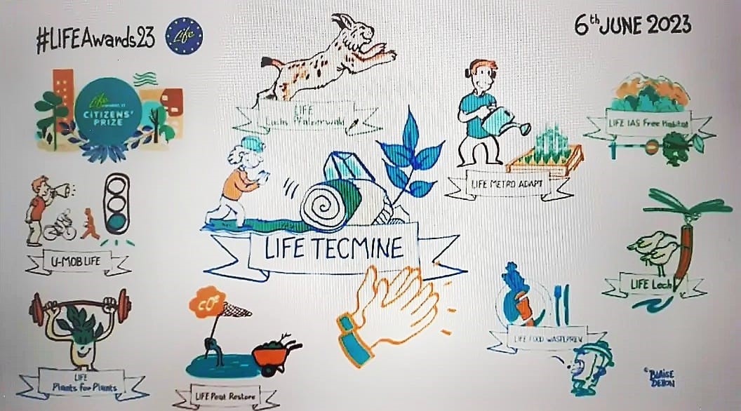 CeamFundacion's tweet photo. @LIFETECMINE GUANYADOR 🥇🏆premi ciutadà com a millor projecte EU en els #LifeAwards2023 #EUGreenWeek23. A través de tècniques innovadores, ha millorat les activitats de restauració de mines i restaurat la biodiversitat en la Comunitat Valenciana: https://t.co/vKjZ3mk35L.🚨🇪🇺 https://t.co/3HpbbtLw6Q