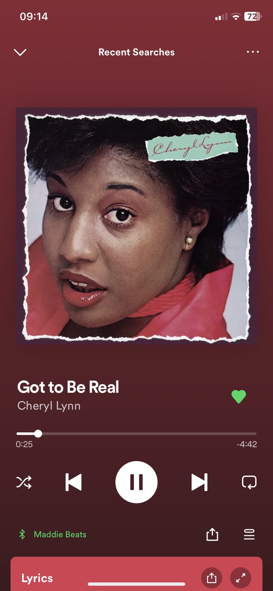 Let’s get the day off to a musical start! 

#cheryllynn #gottobereal