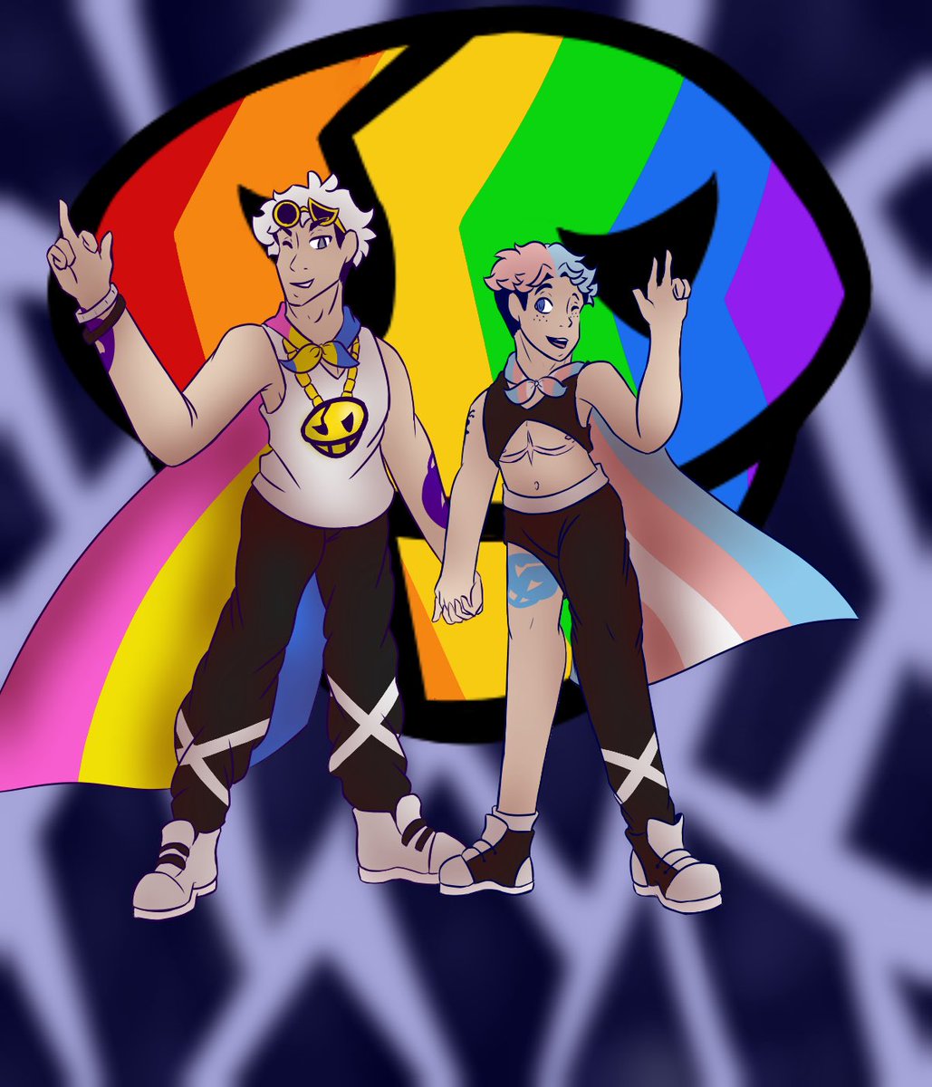 draws_jordan's tweet photo. Team Skull said gay rights. HAPPY PRIDE PEEPS

#teamskull #pokemon #guzma #pokemonpersona #pansexual #transgender #ftm #pride #pridemonth https://t.co/PUSVAb0Q0m