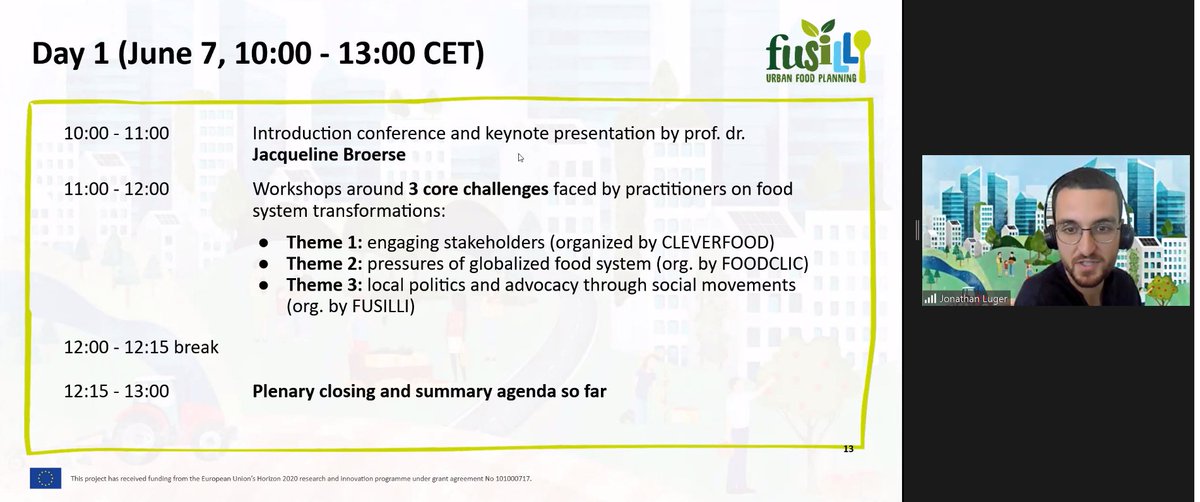Looking forward to day 1 of #FeedingCities! After a keynote by Jacqueline Broerse we'll have three different workshops in smaller groups. 

#Food2030 #foodsystem #transformation