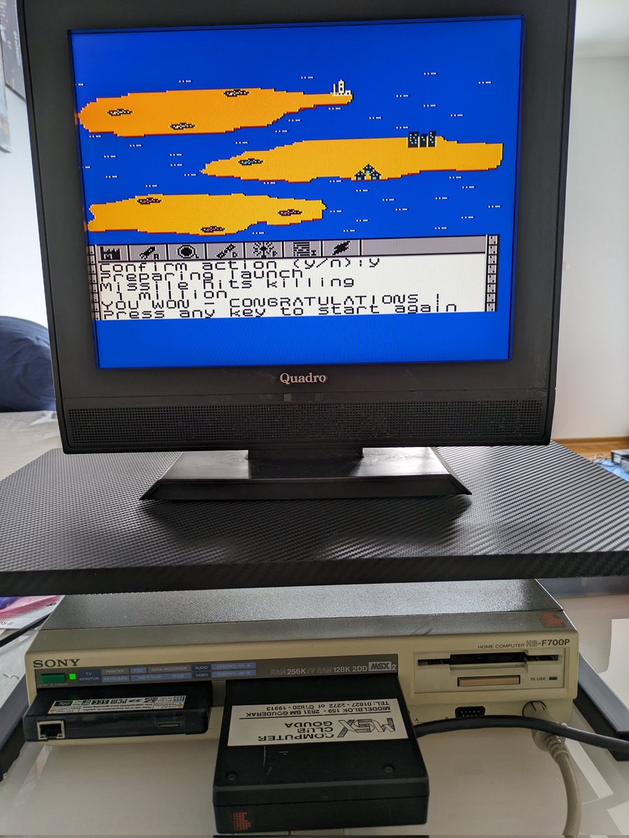 zmajcenic's tweet image. Multiplayer via serial seems to be working 😆🏆
Still plenty of memory to add GR8NET #msx #msxbasic extension. Anyone out there willing to help?