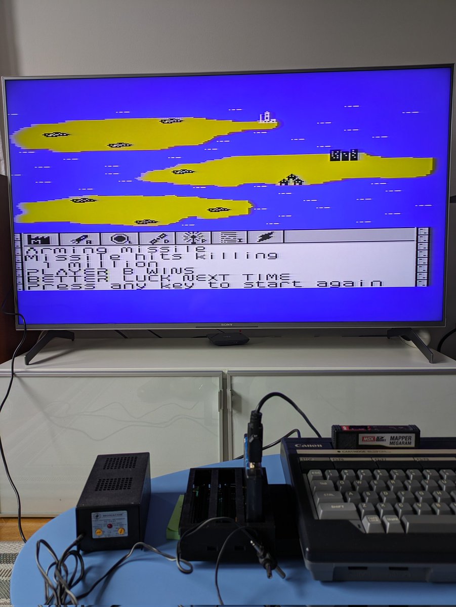 zmajcenic's tweet image. Multiplayer via serial seems to be working 😆🏆
Still plenty of memory to add GR8NET #msx #msxbasic extension. Anyone out there willing to help?