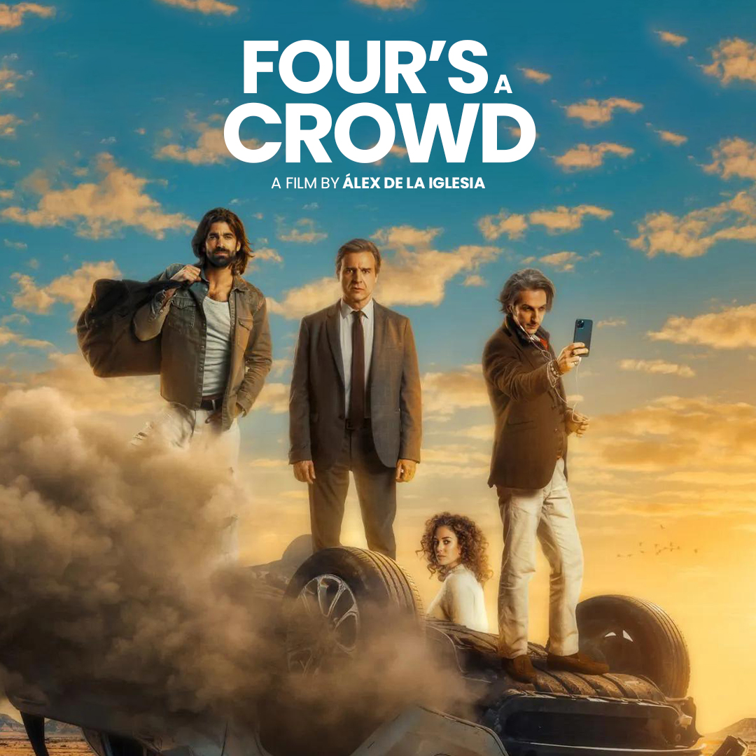 SpanishFilmFest's tweet photo. Tonight we're at special festival previews of the road-trip rom-com FOUR'S A CROWD, before our official opening next week! If you're attending, enjoy a glass of Sangria before the film 🍹 https://t.co/SrVE6iKalc