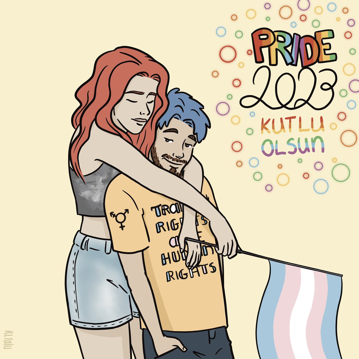 #Pride2023 #prideART #PrideMonth2023 #Pride #PrideSeason 
Her yürüyüşümüz ONUR yürüyüşü 🏳️‍🌈✨