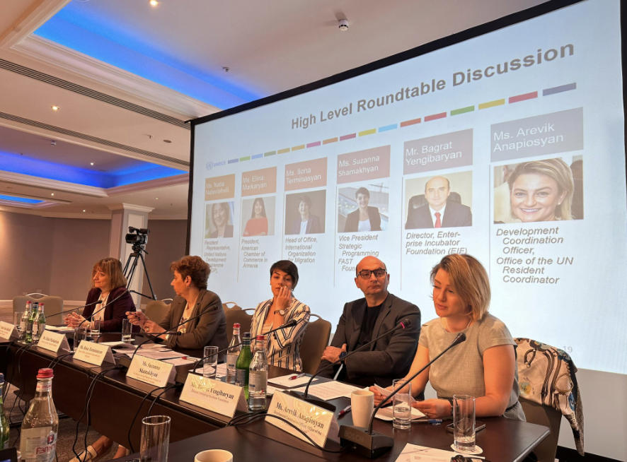 🇦🇲🇺🇳 High-level launch of the <a href="/UNECE/">UNECE</a> Innovation for Sustainable Development Review #I4SDR of Armenia is underway with a distinguished panel discussing the findings! 

Excited to hear valuable perspectives on Armenia's innovation ecosystem!