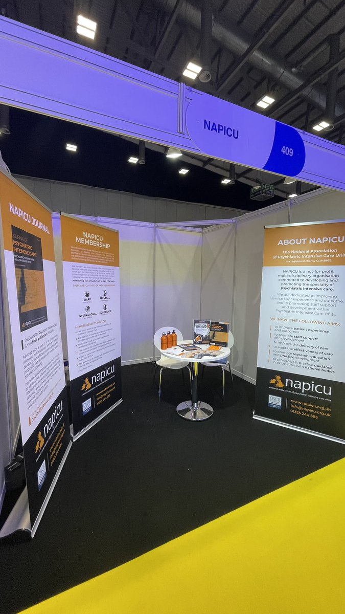 napicu's tweet photo. NAPICU are proud to support Design in Mental Health, come and see us at stand 409 π€©β¦ along with some of our fantastic Executive committee members who will be speaking at todays conference! #dimh #designinmentalhealth #napicu https://t.co/ksdj4Z7JZo
