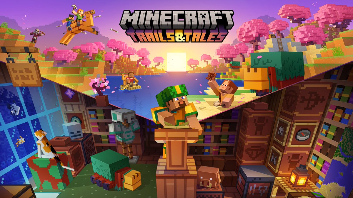 eckoxsoldier's tweet photo. Happy Minecraft 1.20 release day! 😋 https://t.co/Wjx2v9pZX2