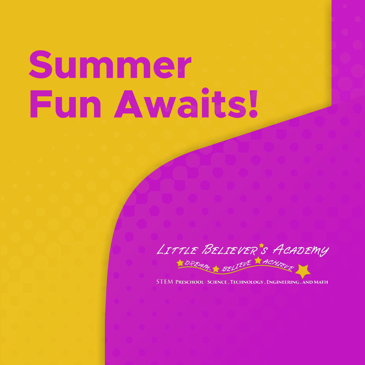 lilbelieversa's tweet image. Ready for an unforgettable summer? What are you waiting for? Join us for weeks of fun-filled adventures, from outdoor games to arts and crafts, and more! Enroll today and we will help you out.

#FunSummer #ClaytonNC #DayCare