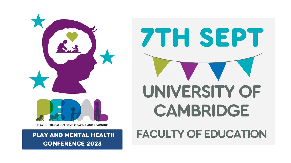PEDAL Cam (@pedalcam) on Twitter photo 📣 We're excited to announce that tickets are now available for our free annual conference, which this year is all about #Play and #MentalHealth in the #EarlyYears!
🗓 Thursday 7th September, 9am-6pm <a href="/CamEdFac/">Faculty of Education, University of Cambridge</a>
Find out more here 👇
eventbrite.co.uk/e/pedal-confer… 📣 We're excited to announce that tickets are now available for our free annual conference, which this year is all about #Play and #MentalHealth in the #EarlyYears!
🗓 Thursday 7th September, 9am-6pm <a href="/CamEdFac/">Faculty of Education, University of Cambridge</a>
Find out more here 👇
eventbrite.co.uk/e/pedal-confer…