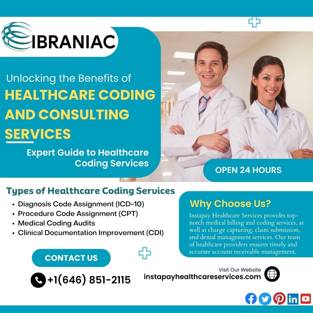 Instapayhealth's tweet image. #Healthcarecodingservices involve the accurate assignment of these codes, ensuring smooth operations within the #healthcare system.
Read more on:- …stapayhealthcareservices.blogspot.com/2023/06/Unlock…
#certifiedprofessionalcoder
#professionalmedicalcoder #healthcarecodingandconsultingservices