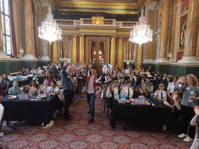 TSASLibrary's tweet photo. What an amazing day we had in London! Finishing in joint 4th place out of 22 teams from all over the UK. Having trouble uploading my pics at the moment so here are some from the Literacy Trust! @Literacy_Trust #NRCQ2023 @TSAS_norwich @BroadHorizonsEd @GreatSchLibs #lovereading https://t.co/yxuoUX8ePD