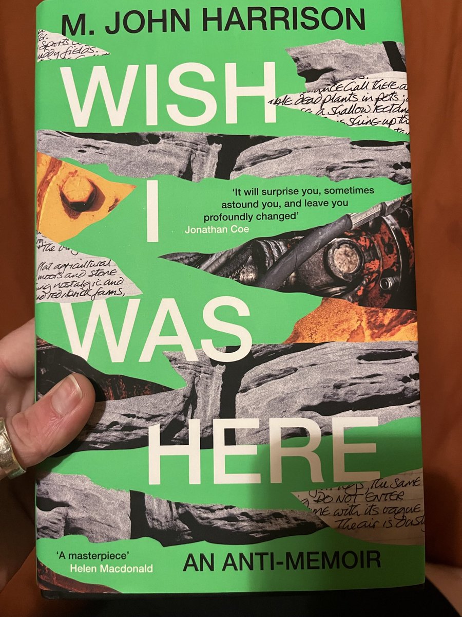 ‘Make sure you finish at the end of the day. Make sure the fixed lines are in good repair. Make sure you have a real life to go back to…’ This anti-memoir by @mjohnharrison is a great beauty. Recognition-smiling: all the times I say ‘I just thought it would be interesting to…’