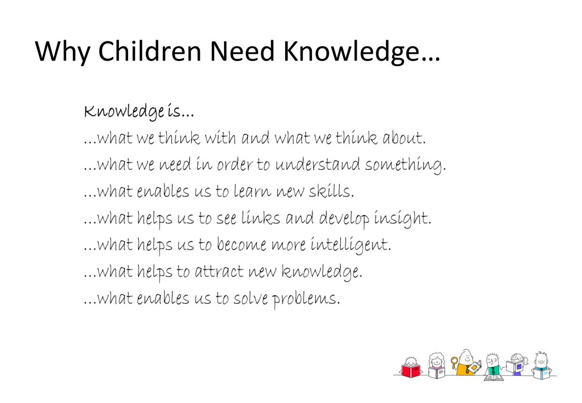 Having knowledge helps children in so many different ways...