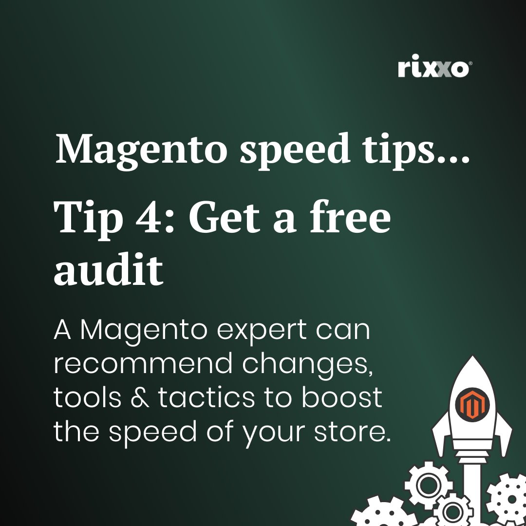 Did you know that optimising the speed of your Magento store can bring significant benefits to your business? 

Don't let slow website speed hold your eCommerce business back.

rixxo.com/10-tips-to-imp…