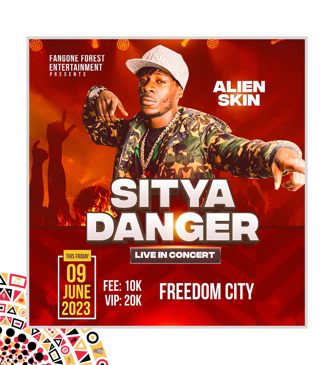 UNMF🇺🇬 invites you to come and support our Brother @Alienskin_ug at SITYA DANGER freedom city 9th-June-2023

🇺🇬 For Togetherness Of Entertainment Industry In UGANDA🇺🇬