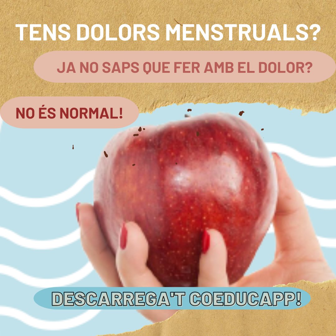 coeducacardedeu's tweet photo. ‼️Tenir dolors menstruals NO és normal!
🙌 Si vols saber més sobre SALUT SEXUAL I REPRODUCTIVA, descarrega't la COEDUCAPP! 
Enllaç a la bio 
#cardedeu #cardedeucoeduca #taulacoeduca #feminisme #igualtat💜 https://t.co/eoDqhVmHt6
