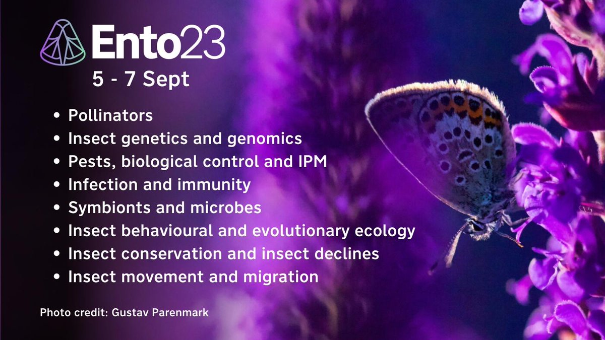 At #Ento23 we are providing a platform for our ‘Grand Challenges in Entomology’ key themes.

These sessions, each led by a keynote speaker, will encourage discussion on a range of topics that have been identified as key priorities in insect science. 

royensoc.co.uk/ento23-themes/