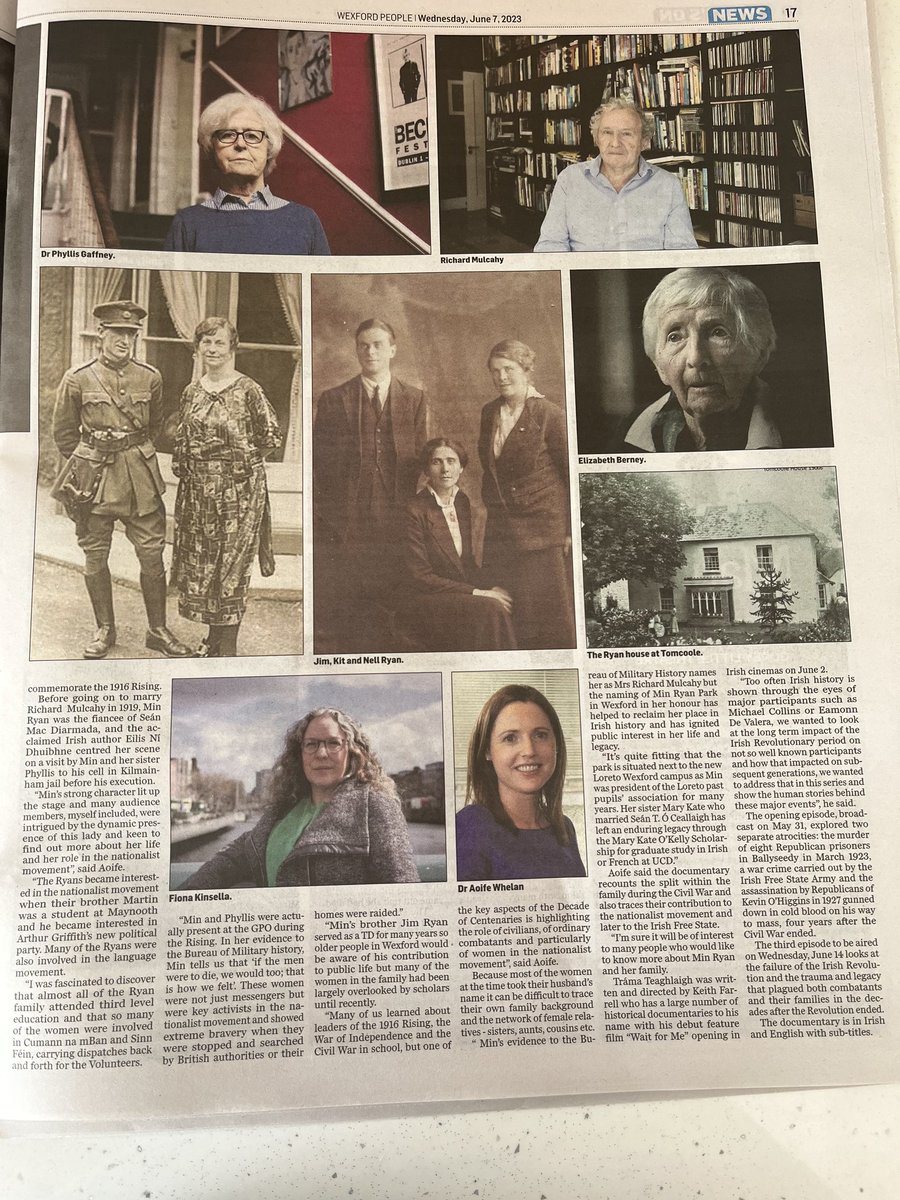 Tile Media (@media_tile) on Twitter photo Great article in today’s <a href="/Wexford_People/">Wexford People</a> by Maria Pepper, on the second episode of our documentary 'Tráma Teaghlaigh' airs tonight on TG4 at 9:30. It’s a women’s story and a Wexford story.
<a href="/cppc_ie/">THE PEOPLE'S PAPER</a> <a href="/WFTIreland/">Women in Film & TV Ireland</a> <a href="/TG4TV/">TG4</a> <a href="/CNaM_ie/">Coimisiún na Meán</a> <a href="/FionaKinsella/">Fiona Kinsella</a> Great article in today’s <a href="/Wexford_People/">Wexford People</a> by Maria Pepper, on the second episode of our documentary 'Tráma Teaghlaigh' airs tonight on TG4 at 9:30. It’s a women’s story and a Wexford story.
<a href="/cppc_ie/">THE PEOPLE'S PAPER</a> <a href="/WFTIreland/">Women in Film & TV Ireland</a> <a href="/TG4TV/">TG4</a> <a href="/CNaM_ie/">Coimisiún na Meán</a> <a href="/FionaKinsella/">Fiona Kinsella</a>