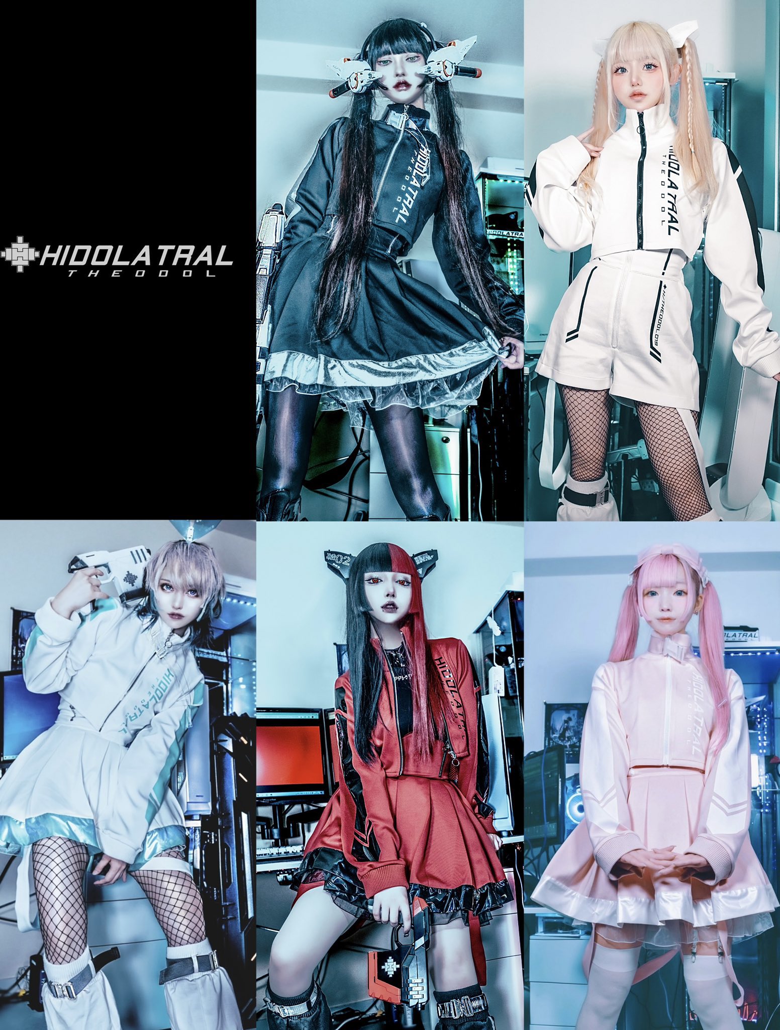 イドラタールテオドール　近未来メタルジャージ 近未来メタルジャージ》WHITE❤︎再販❤︎ | HIDOLATRAL THEODOL