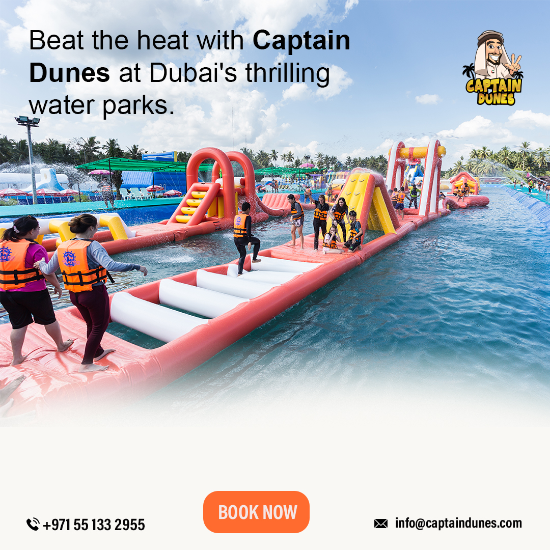 CaptainDunes_'s tweet image. Water Parks In Dubai: Discover a variety of thrilling water parks in Dubai, where you can cool off, enjoy thrilling rides, and create unforgettable memories with family and friends. #CaptainDunes #WaterParksInDubai #SplashOfFun #AquaticAdventures 

More:- bit.ly/43tc7do