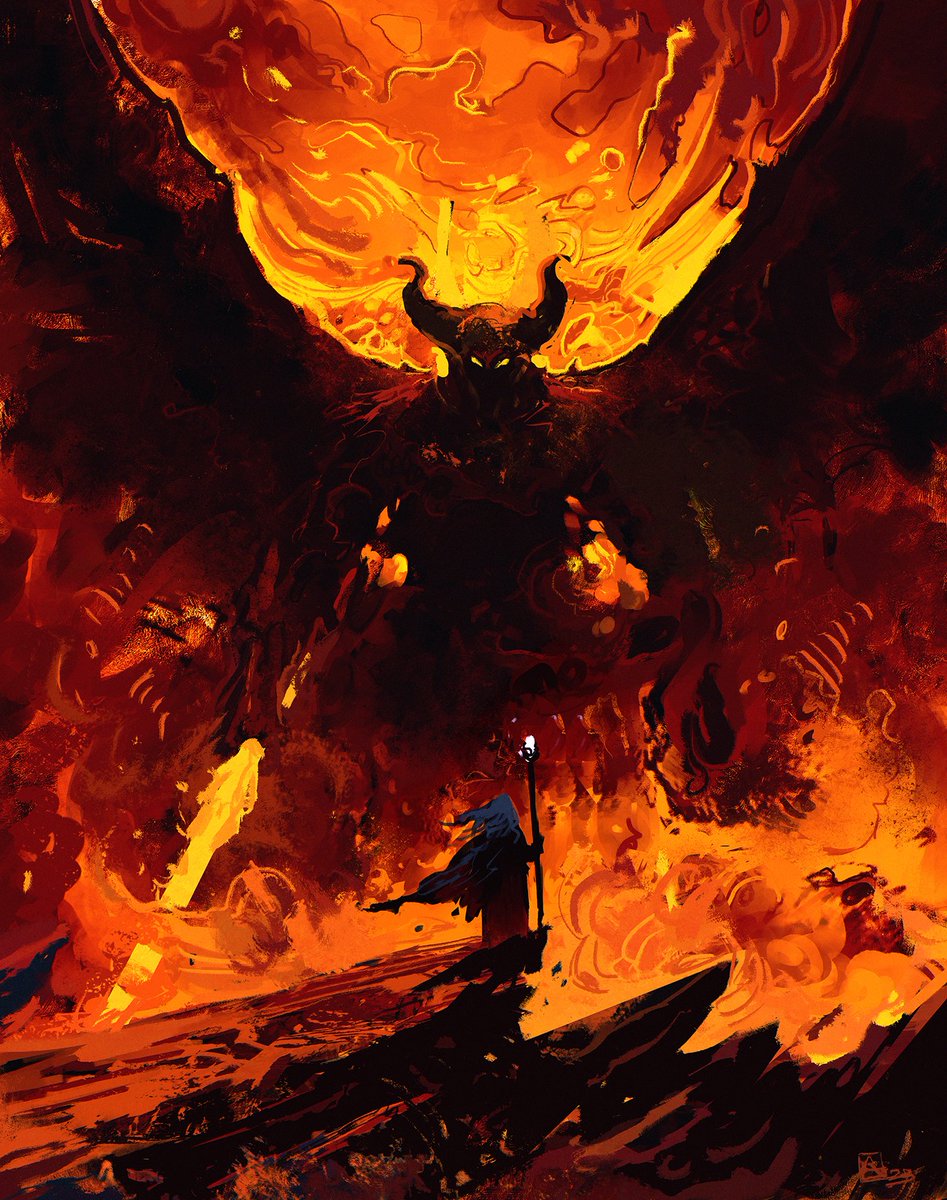 「Balrog added to my print shop! 」|Reza Afsharのイラスト