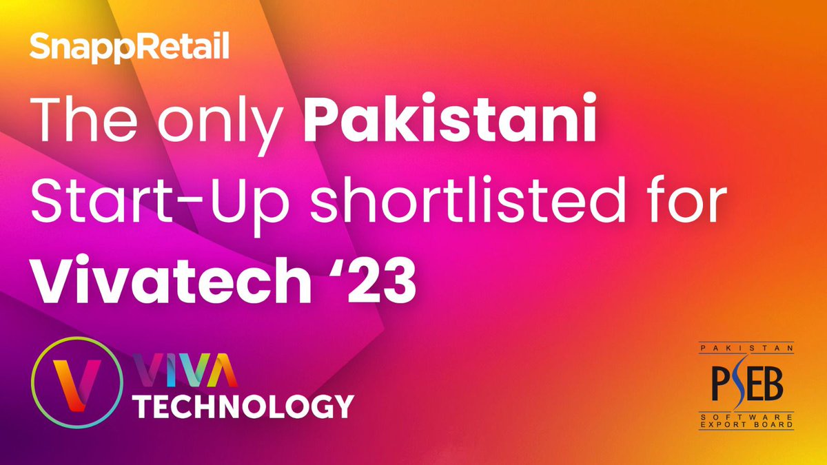 As the only startup from Pakistan, SnappRetail is looking forward to presenting our cutting-edge tech solutions!
#snappretail #retailfintech #retail #retailinpakistan #futuretrade #msmepakistan #digitization  #innovation #onlinecommerce #deliveryservice #vivatech #vivatach23