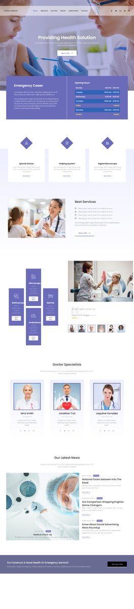 Project Name: Figma to WordPress landing page design
Service: Children's Medical
Platform: WordPress
Country: USA
Page:
Book me: lnkd.in/gXSKxuJb
Hire me: lnkd.in/ggP-CEAw
portfolio: lnkd.in/gHMxSw67
#figmaToWordpress #elementor #websiteDesign #webDesign