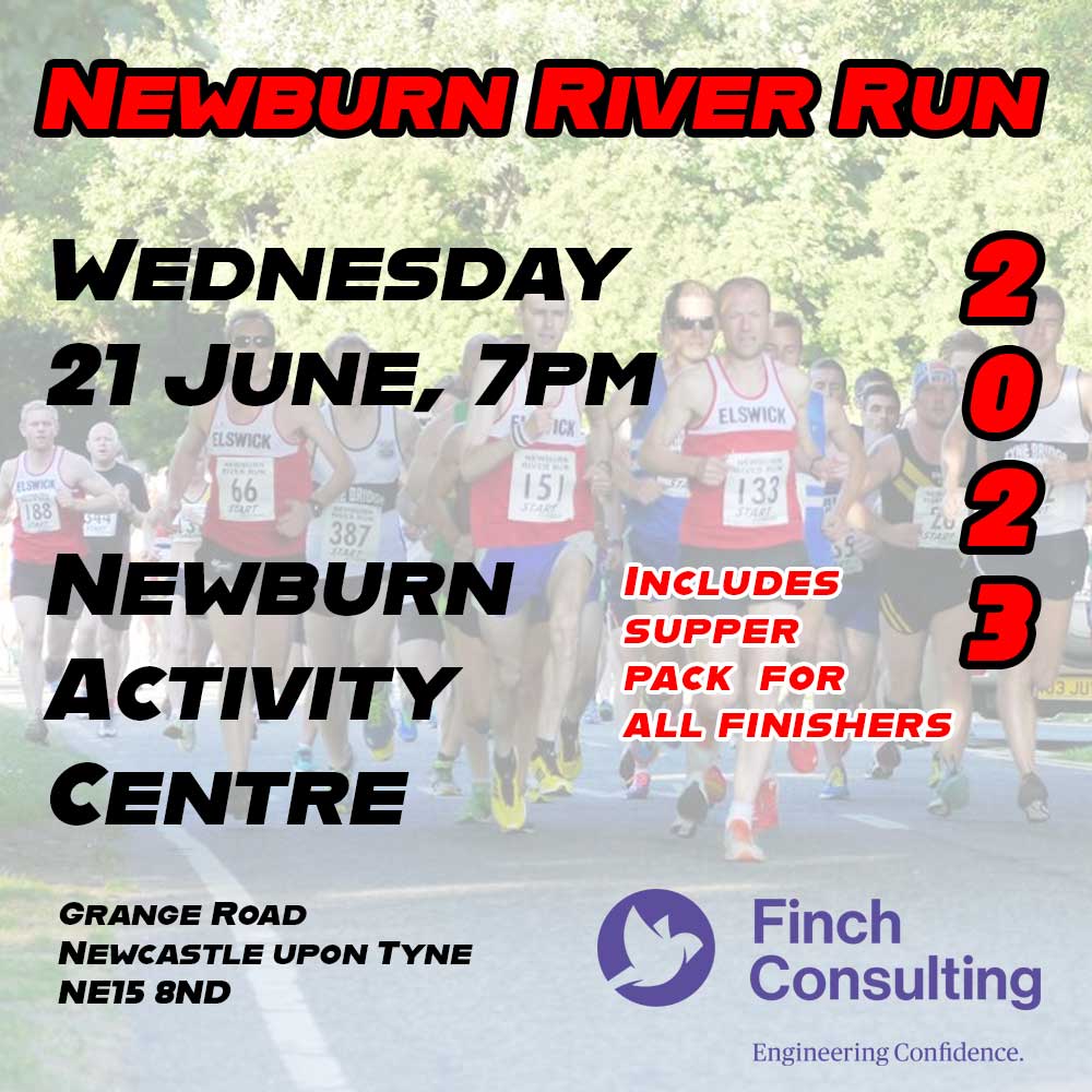 We know everyone's looking forward the the Blaydon Race on Friday - but you need your next challenge, enter the Newburn River Run next Wednesday: elswickharriers.org.uk/.../newburn-ri… #newburnriverrun2023