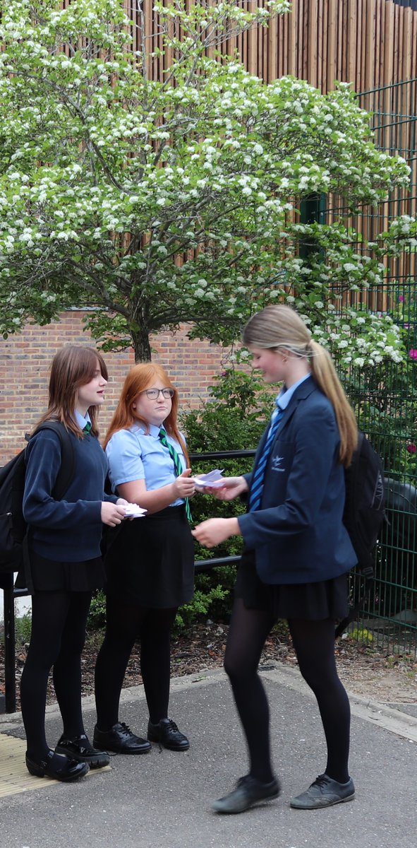 TheMisbourne's tweet photo. Lovely to see #TeamMisbourne in action this morning as students in 7F1 handed out messages of good luck to Year 11s prior to their maths GCSE exam. https://t.co/4VwBFLe6xP